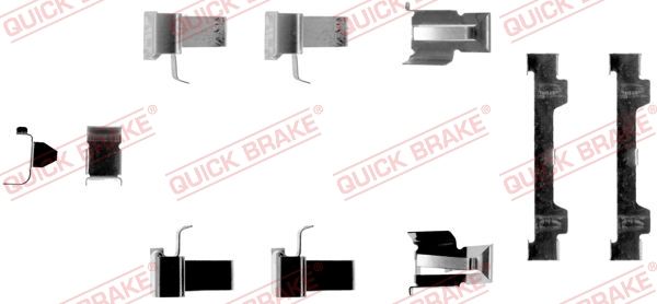 QUICK BRAKE Комплектующие, колодки дискового тормоза 109-1058